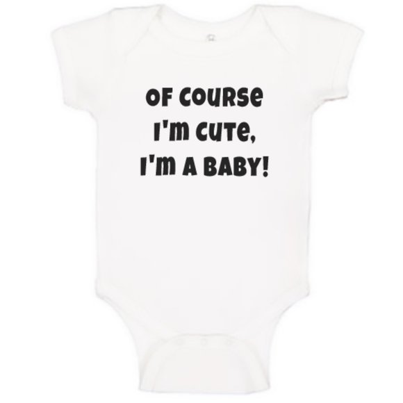 Funny Infant One-Piece Bodysuit For Baby 6 Colors - Picture 6 of 6